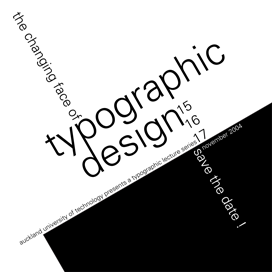 Tania McCrae, Type Variations, Save the Date, Year 2, 2004, AUT University